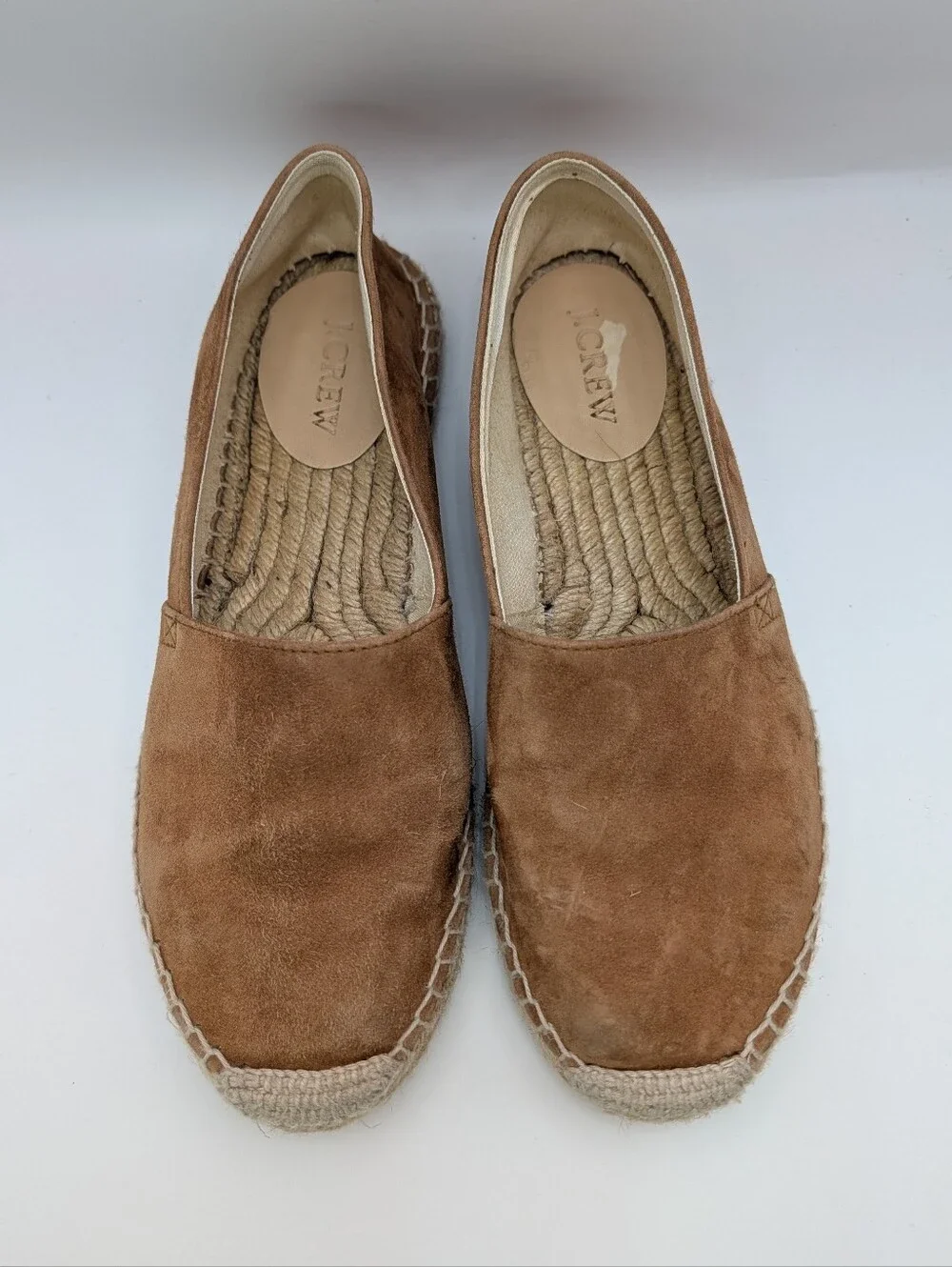 J. Crew Suede Leather Espadrilles Flats